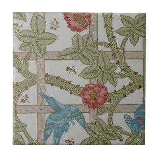 Carreau Papier peint à motif treillis de William Morris