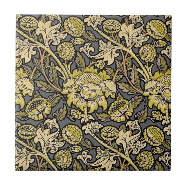 Carreau Papier peint Floral Arts Crafts de William Morris  (Devant)