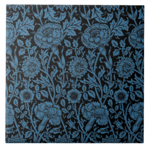 Carreau Papier peint rose et rose William Morris 1890