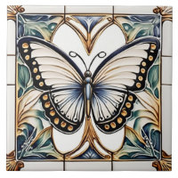 Papillon Art déco Nouveau Carrelage céramique en c