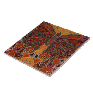 Carreau Papillon de Nouveau d'art (peinture)