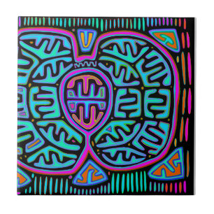 Carreau Papillon Mariposa Indien Kuna