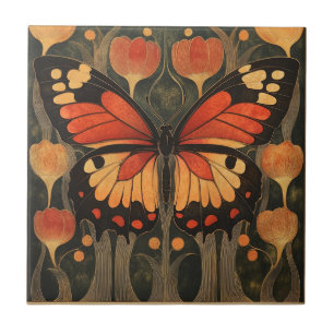 Carreau Papillon monarque