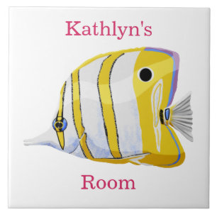 Carreau Papillon Poisson Chambre Enfants
