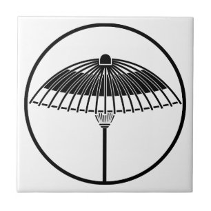 Carreau Parapluie japonais dans un anneau filiforme