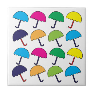 Carreau Parapluie Parapluie Coloré 