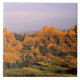 Carreau Parc national de Badlands dans le Dakota du Sud