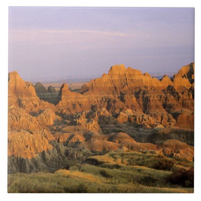 Carreau Parc national de Badlands dans le Dakota du Sud (Devant)