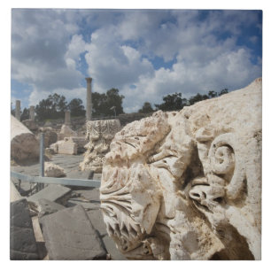 Carreau Parc national de Beit She-An, ruines de l'époque r