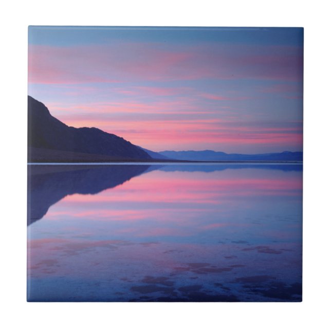 Carreau Parc national de la vallée de la Mort. Badwater à  (Devant)