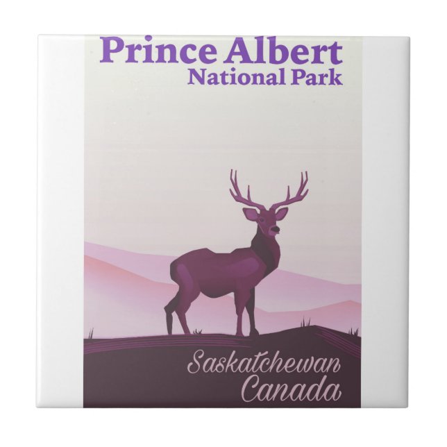Carreau Parc national de Prince Albert, Saskatchewan, Cana (Devant)
