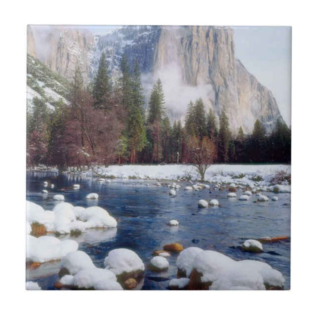 Carreau Parc national de Yosemite en hiver (Devant)