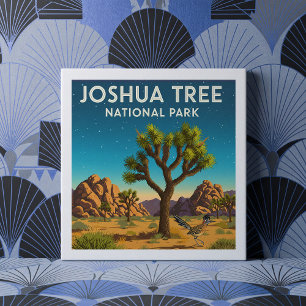Carreau Parc national vintage de Joshua Tree