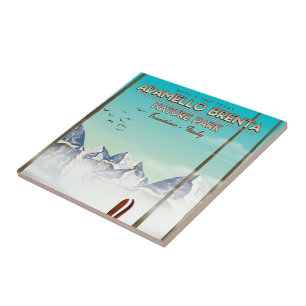 Carreau Parc naturel d'Adamello Brenta Italie Impression d