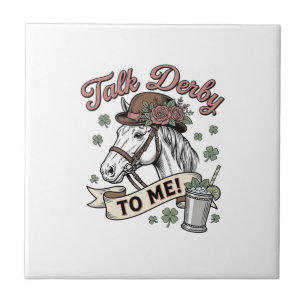 Carreau Parle Derby à Moi Cheval Mint Julep Vintage Chemis
