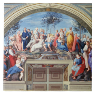 Carreau Parnassus et le Disputa, du della S de strophe