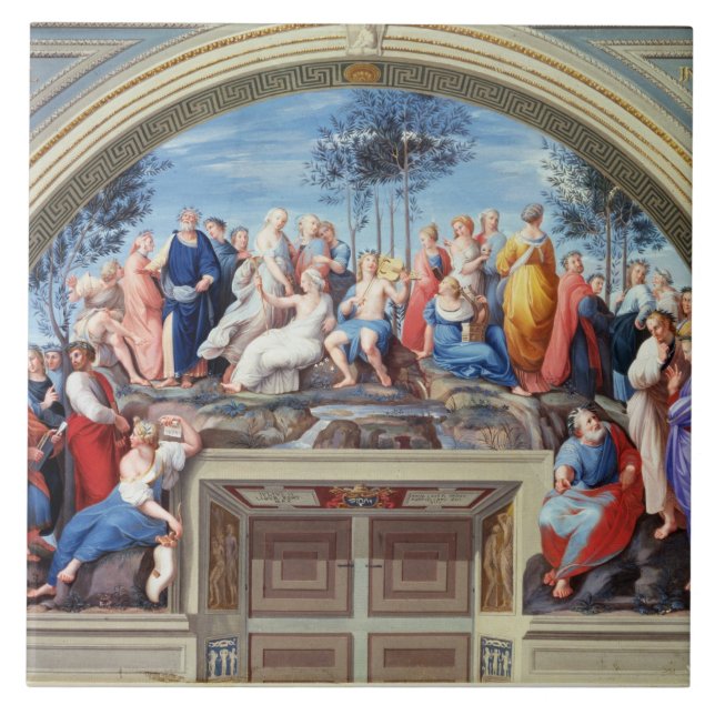 Carreau Parnassus et le Disputa, du della S de strophe (Devant)