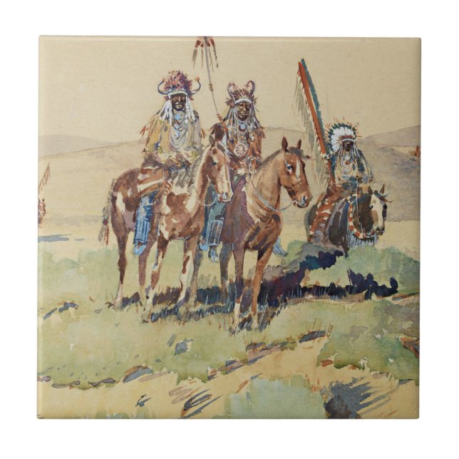 Carreau Partie d'éclaireurs Art occidental par Edward Bore (Devant)