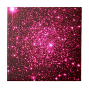 Carreau Parties scintillant astrale rose chaud