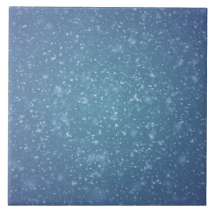 Carreau Parties scintillant Bleue d'hiver Texture de neige