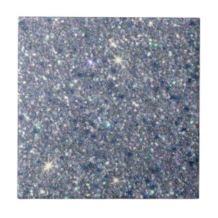 Carreau parties scintillant brillant argent brillant arriè