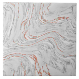 Carreau Parties scintillant D'Or Et Marbre Élégant Rose 