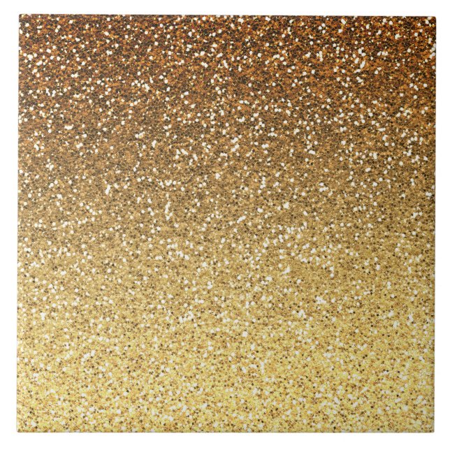 Carreau Parties scintillant Gold Faux Ombre (Devant)