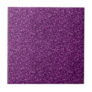 Carreau Parties scintillant violette de minuit