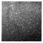 Carreau Parties scintillantes élégantes de noir de Faux<br><div class="desc">Parties scintillantes élégantes de noir de Faux</div>