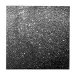 Carreau Parties scintillantes élégantes de noir de Faux<br><div class="desc">Parties scintillantes élégantes de noir de Faux</div>