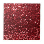 Carreau Parties scintillantes rouges de Faux<br><div class="desc">Grandes parties scintillantes rouges fascinantes de faux.
NOTEZ SVP :  Ce sont les graphiques imprimés par appartement - aucunes pièces augmentées.</div>