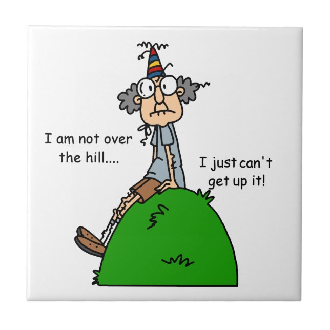 Carreau Pas au-dessus de l'humour de colline (Devant)