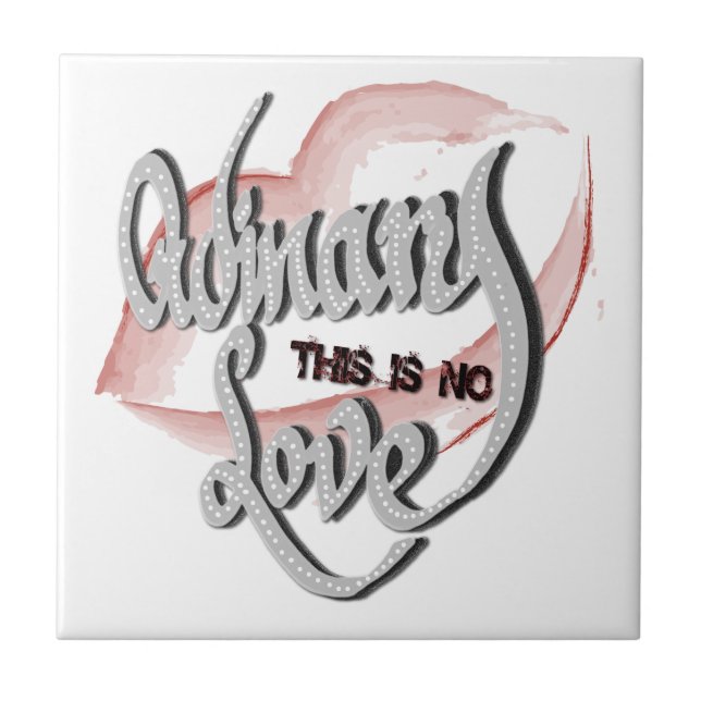 Carreau Pas d'Amour Ordinaire, Carrelage En Céramique (Devant)