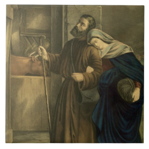 Carreau Pas de chambre à l'Inn, un Noël vintage