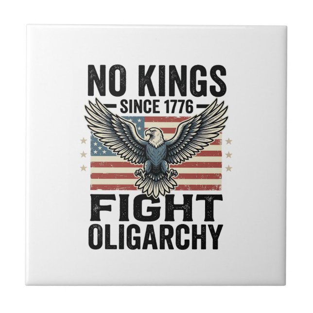 Carreau Pas de rois depuis 1776 Patriote Aigle Vintage T-S (Devant)