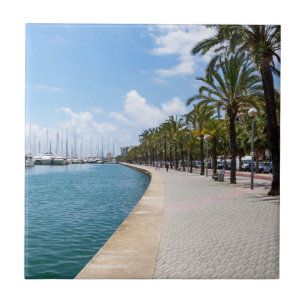 Carreau Paseo maritimo - Palma de Mallorca, Espagne