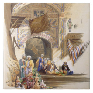 Carreau Passage d'un bazar, le Caire grand, pub. 1846