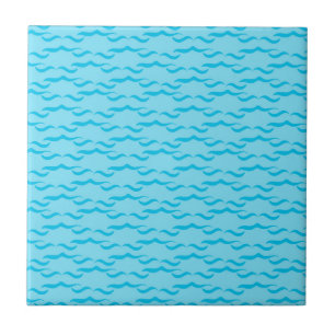 Carreau Pastel Blue Sea Eau Waves Océan Pacifique