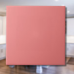 Carreau Pastel Coral couleur solide | Classique | Élégant<br><div class="desc">Pastel Coral couleur solide | Classique | Élégant | tendance | Style | Cadeau</div>