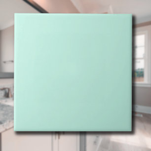 Carreau Pastel Mint bleu uni couleur   Classique   Élégant