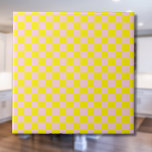 Carreau Pastel Rose Jaune À damiers damier Vintage<br><div class="desc">Pastel Pink et Jaune À damiers Checkerboard Vintage.</div>