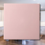 Carreau Pastel Rose Quartz couleur unie | Classique | Élég<br><div class="desc">Pastel Rose Quartz couleur unie | Classique | Élégant | tendance | Style | Cadeau</div>
