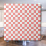 Carreau Pastel Rouge Blanc À damiers damier Vintage<br><div class="desc">Pastel rouge et blanc À damiers damier Vintage.</div>