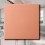 Carreau Pastel Saumon couleur unie | Classique | Élégant<br><div class="desc">Pastel Saumon couleur unie | Classique | Élégant | tendance | Style | Cadeau</div>