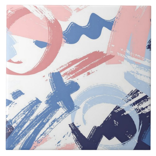 Carreau Pastel Scribble (Devant)