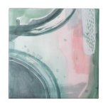 Carreau Pastel Scribe - Aquarelle<br><div class="desc">Pastel Scribe III par Grace Popp. Dispose de formes rapprochées dans un style aquarelle. Composé de couleurs variées.</div>