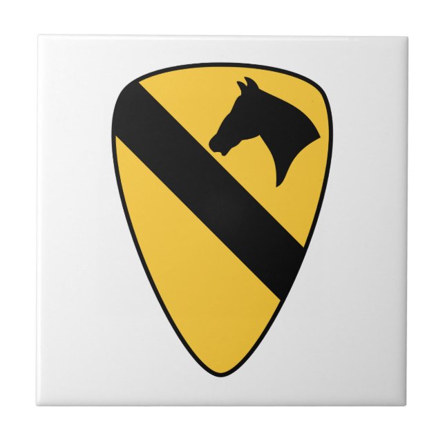 Carreau Patch de la 1re division de cavalerie patriotique (Devant)