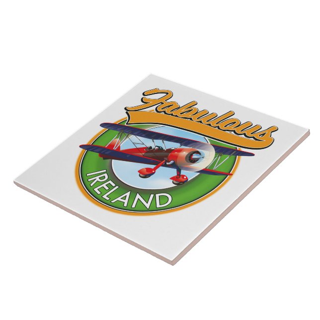 Carreau patch de voyage en Irlande fabuleux. (Côté)