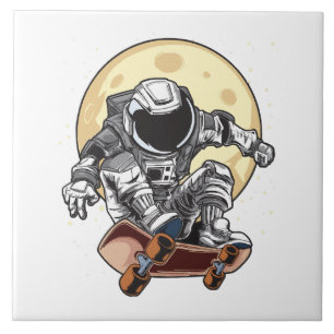 Carreau Patin Astronaute