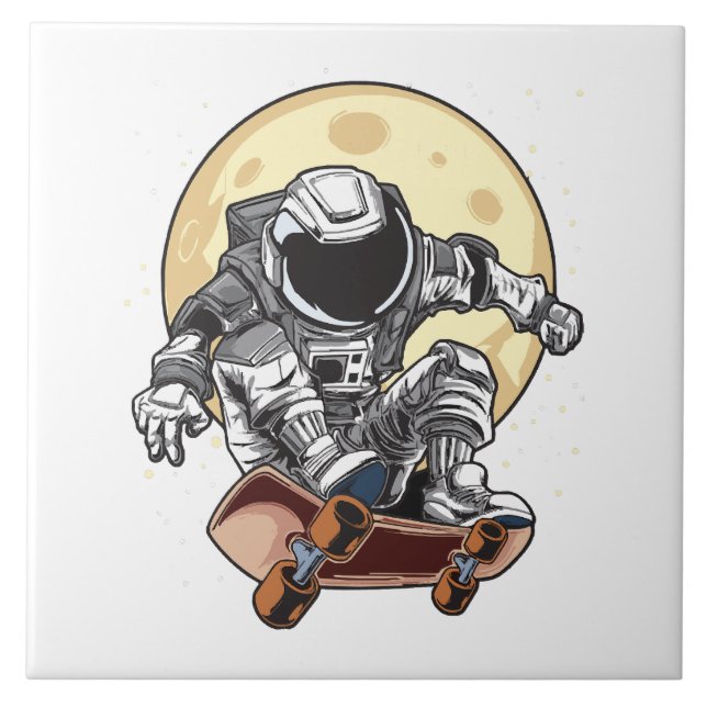 Carreau Patin Astronaute (Devant)